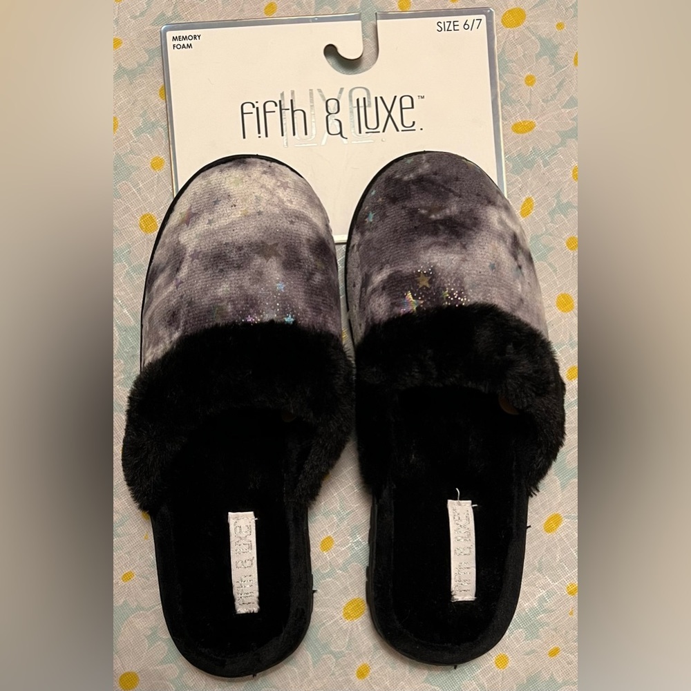 Memory Foam Slippers, Size: 6/7